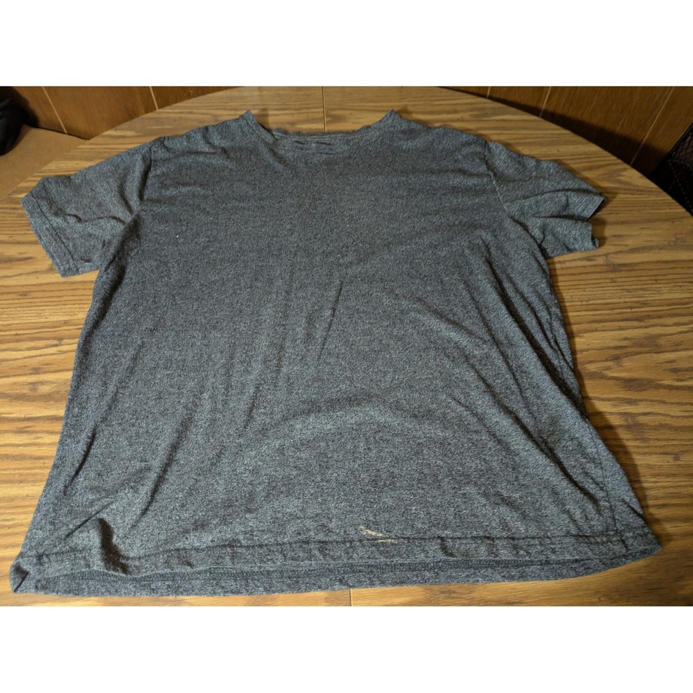 Dip Mens Short Sleeve Crew Neck T-Shirt Heathered Charcoal Gray XL Casual Tee